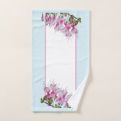 'フェスティバル明るい赤紫色'バスルームのタオルのセット バスタオルセット (ハンドタオル)