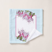 'フェスティバル明るい赤紫色'バスルームのタオルのセット バスタオルセット (ウォッシュタオル)