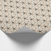 フェスティバル星パターン紙 ラッピングペーパー (角)