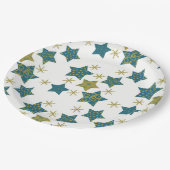 フェスティバル星模様 ペーパープレート (アングル)