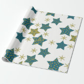 フェスティバル星模様 ラッピングペーパー (アンロールド)