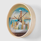 "フェスティバル時間：ユレイタイドエレガンスウォールクロック" 壁時計 (傾斜)