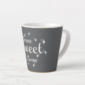 フェスティバル書道とスターズホームスイートホーム カフェラテマグ (右アングル)