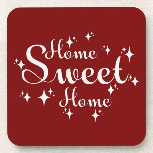 フェスティバル書道とスターズホームスイートホーム コースター (正面)
