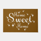 フェスティバル書道とスターズホームスイートホーム ドアマット (正面)