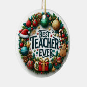 フェスティバル最高の先生 セラミックオーナメント (右)