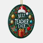 フェスティバル最高の先生 セラミックオーナメント (右)