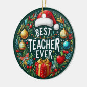 フェスティバル最高の先生 セラミックオーナメント (左)