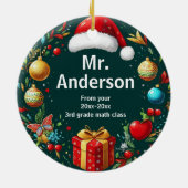 フェスティバル最高の先生 セラミックオーナメント (裏面)