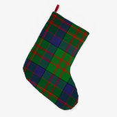 フェスティバル格子状クリスマス ラージクリスマスストッキング (正面 (吊り時))