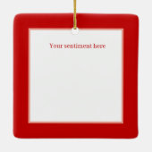 フェスティバル格言の名前の追加 セラミックオーナメント (裏面)