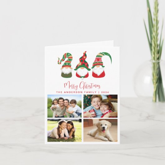 フェスティバル格言メリークリスマスフォト シーズンカード (正面)
