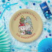 フェスティバル格言雪だるまクリスマス ペーパープレート (パーティー)
