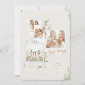 フェスティバル植物工芸品クリスマスフォトアルバム シーズンカード (正面)