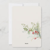 フェスティバル植物工芸品クリスマスフォトアルバム シーズンカード (裏面)