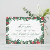 フェスティバル植物縁どクリスマスパーティー 招待状 (スタンド正面)