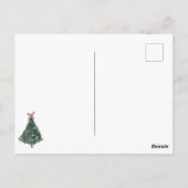 フェスティバル水彩クリスマスツリー ポストカード (裏面)
