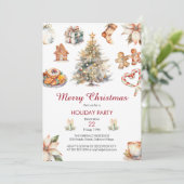 フェスティバル水彩クリスマスパーティー 招待状 (スタンド正面)