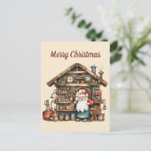 フェスティバル水彩サンタ工房 ポストカード (スタンド正面)