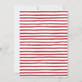 フェスティバル水彩冬のクリスマスパーティー 招待状 (裏面)