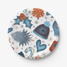 フェスティバル水彩冬クリスマスパターン