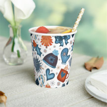 フェスティバル水彩冬クリスマスパターン