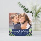 フェスティバル水彩緑紺の写真 シーズンカード (スタンド正面)