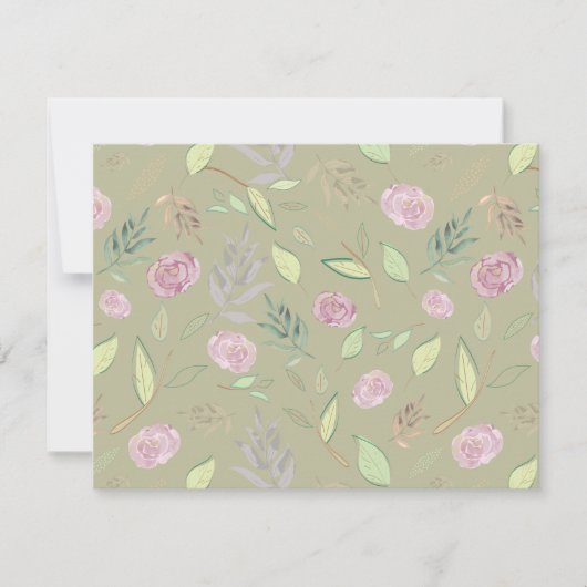 フェスティバル水彩花5 ノートカード (正面)