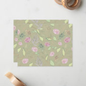 フェスティバル水彩花5 ノートカード (正面/裏面インサイチュ)