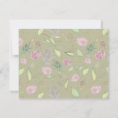 フェスティバル水彩花5 ノートカード (裏面)