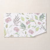 フェスティバル水彩花 バスタオルセット (ハンドタオル)