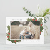 フェスティバル水彩 – クリスマスフォトカード シーズンカード (スタンド正面)