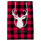 フェスティバル水牛の格子柄» ミディアムペーパーバッグ (裏面)