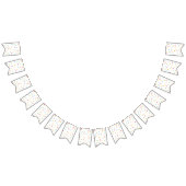 フェスティバル水玉模様誕生日パーティー バンティングフラッグ (全)