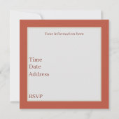 フェスティバル水色くるみ割りパーティー 招待状 (裏面)