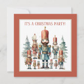 フェスティバル水色くるみ割りパーティー 招待状 (正面)