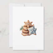 フェスティバル水色クッキー交換パーティー 招待状 (裏面)