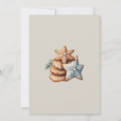 フェスティバル水色クッキー交換パーティー 招待状 (裏面)