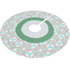 フェスティバル淡い色のホリデーツリースカート ブラッシュドポリエステルツリースカート