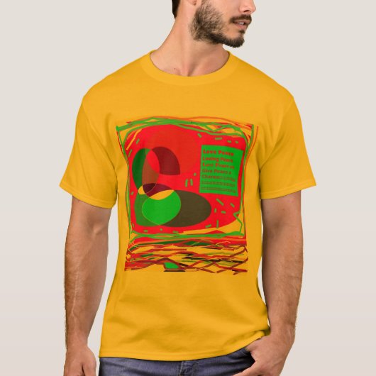 フェスティバル混色デザイン Tシャツ (正面)