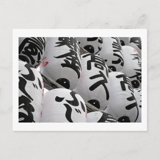 フェスティバル灯篭：東京都浅草寺 ポストカード (正面)