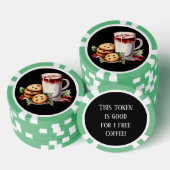 フェスティバル無料コーヒー ポーカーチップ (積み重ね)