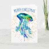 フェスティバル熱帯クラゲクリスマス シーズンカード (正面)