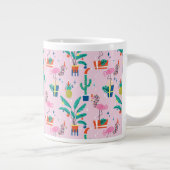 フェスティバル熱帯クリスマスパターン ジャンボコーヒーマグカップ (右)