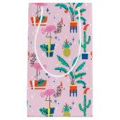 フェスティバル熱帯クリスマスパターン スモールペーパーバッグ (正面)