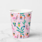 フェスティバル熱帯クリスマスパターン 紙コップ (左)