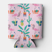 フェスティバル熱帯クリスマスパターン 缶クーラー (正面)