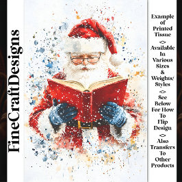 フェスティバル父カラフルクリスマスAY5デコページ 薄葉紙