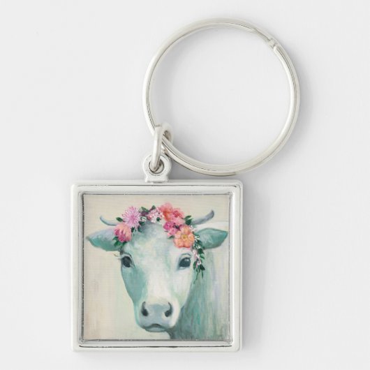 フェスティバル牛 キーホルダー (正面)