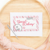 フェスティバル特別配送クリスマスプレゼント 長方形シール